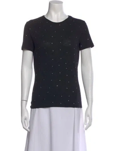 Pre-owned D&g Wool Graphic Print T-shirt In Gray