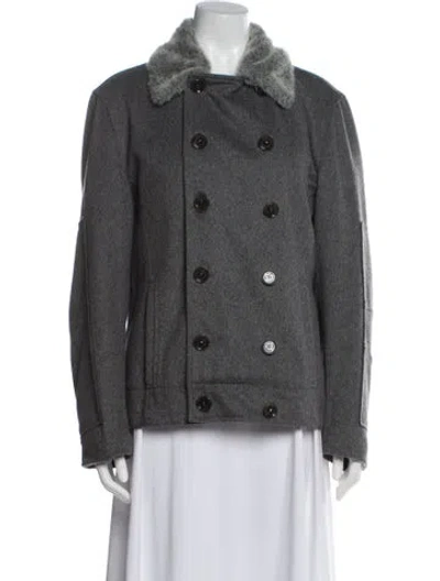 Pre-owned D&g Wool Jacket In Gray
