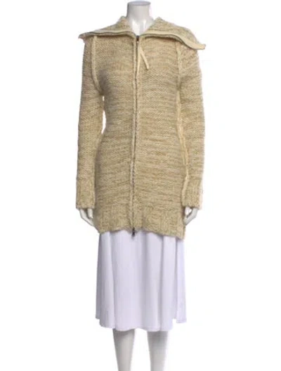 Pre-owned D&g Wool Open Front Sweater In Multi