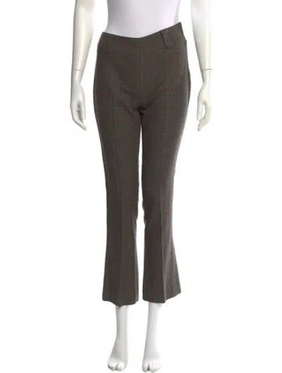 Pre-owned D&g Wool Straight Leg Pants In Gray