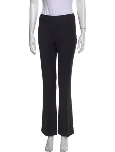 Pre-owned D&g Wool Wide Leg Pants In Blue