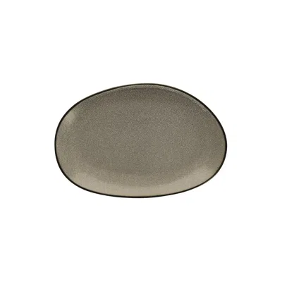 D & V Ston Porcelain Dinnerware Dinner Platter, 14-inch, Set Of 3