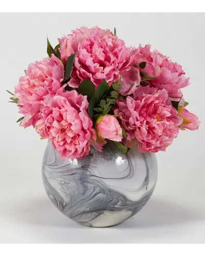 D&w Silks Dw Silks Floral Arrangement In Pink
