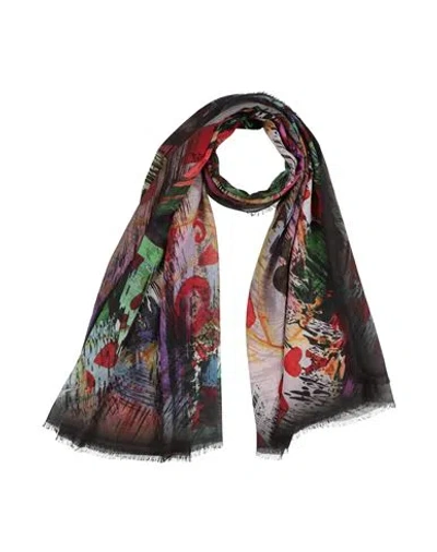 D'aniello Woman Scarf Fuchsia Size - Modal, Cashmere In Multi
