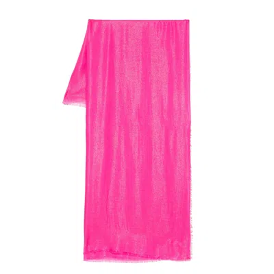 D'ANIELLO PINK SCARVES & GLOVES