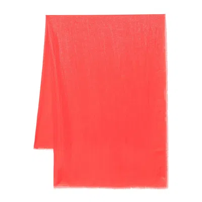 D'ANIELLO RED SCARVES & GLOVES