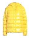 D Dot Due Woman Puffer Yellow Size 8 Recycled Fibers