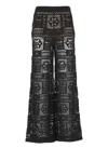 D Exterior D. Exterior Black Cotton Pants