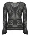 D Exterior D. Exterior Black Cotton Sweater