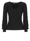 D Exterior D. Exterior Black Viscose Sweater