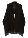 D Exterior Button-down Embellished Coat In Brown