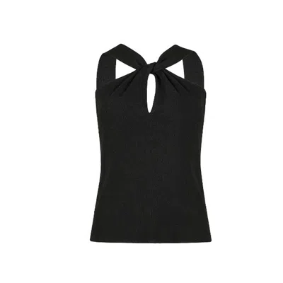 D Exterior Canotte And Top Woman D.exterior - Lux Top Nodo - Black