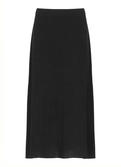 D EXTERIOR CASHMERE AND WOOL SKIRT