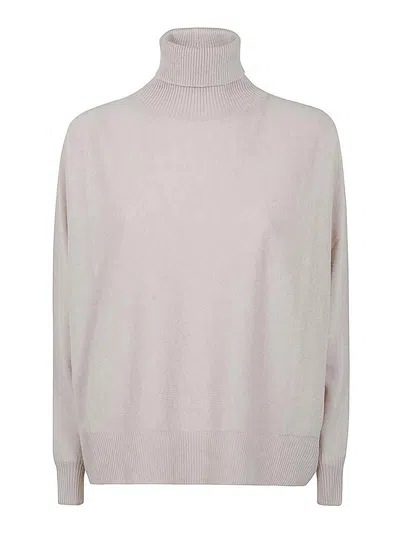 D Exterior Cashmere Over Turtleneck In Naranja
