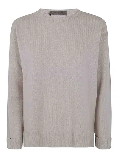 D Exterior Cashmere Silk Roundneck In Azul