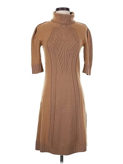 Pre-owned D Exterior Casual Dress In Tan