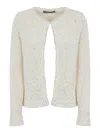 D Exterior Boucle Jacket With Crystals And Pearls In Neutral
