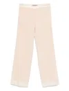 D Exterior Contrast-trim Trousers In Multi
