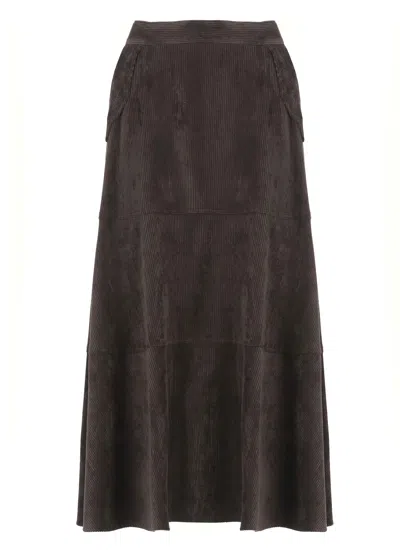 D Exterior D.exterior Skirts In Brown