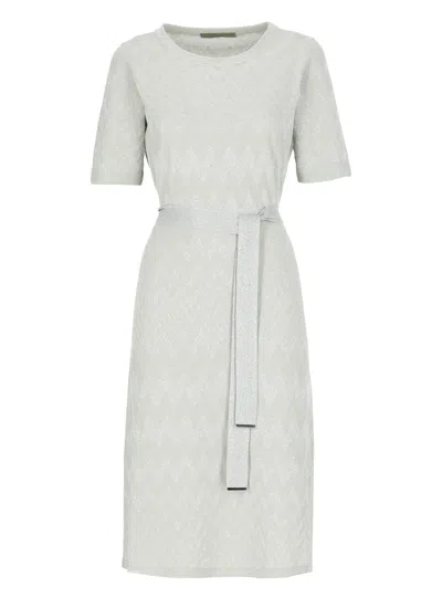 D EXTERIOR COTTON BLEND DRESS
