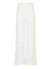 D Exterior White Cotton Pants