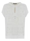 Shop D Exterior Cotton Patchwork Tunic In White