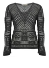 D Exterior D.exterior Lace Knit Sweater