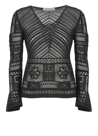 D EXTERIOR COTTON SWEATER