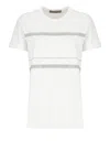 D Exterior Cotton T-shirt In White