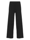 D Exterior D.exterior Wide Leg Pants In Black