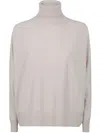 D Exterior D.exterior Cashmere Over Turtleneck In Gray