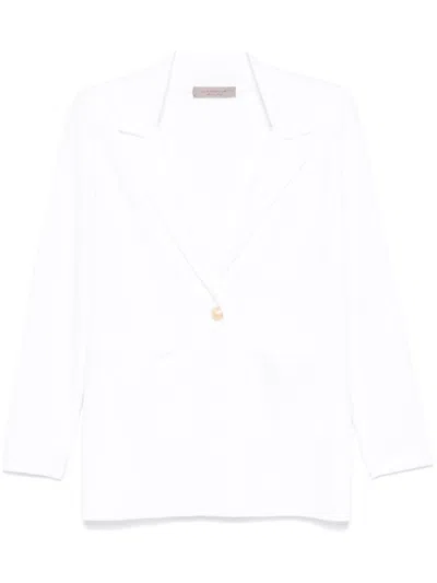 D EXTERIOR DEXTERIOR CLASSIC BLAZER WITH SINGLE BUTTON CLOSURE