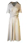 D Exterior D.exterior Dresses In Neutral