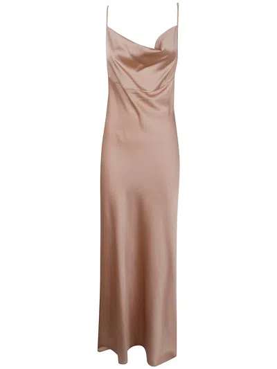D Exterior D.exterior Long Dress In Neutral