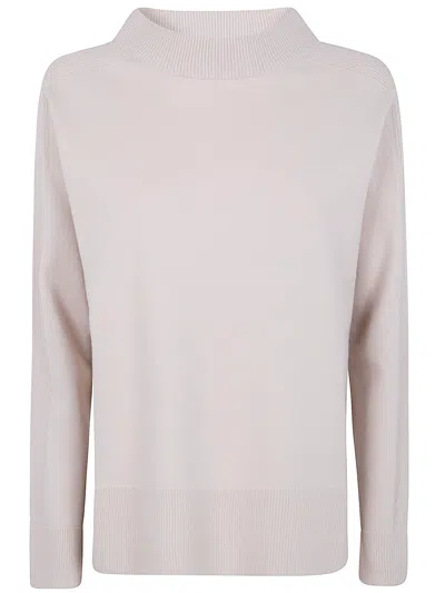 D Exterior D.exterior Merinos Comfort High Neck Sweater In Neutral