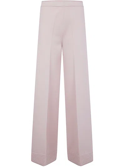 D Exterior D.exterior Merinos Comfort Long Trousers In Pink