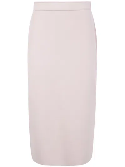 D Exterior Boss Wool Blend Trousers In Pink