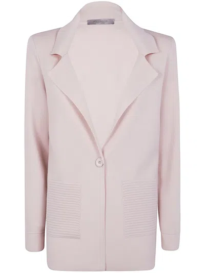 D Exterior D.exterior Merinos Comfort Singlebreasted Jacket In White