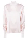 D Exterior D.exterior Satin Tunic Merinos Blouse In Pink