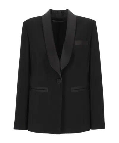 D Exterior D.exterior Shawl Lapel Blazer In Black