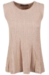 D Exterior D.exterior Sleeveless Crew Neck In Multi