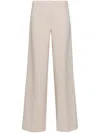 D Exterior D.exterior Stretch Cady High-waist Pants In Neutral