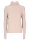 D Exterior Beige Cashmere Blend Sweater In Multi