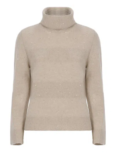 D Exterior D.exterior Sweaters In Neutral