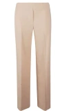 D Exterior Centre-crease Tailored Trousers In Brown