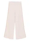 D Exterior Cream And Beige Wide-leg Trousers Crafted In Multi