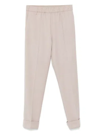 D Exterior D.exterior Trousers In Neutral