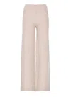 D Exterior Palazzo Pants With Sequins In Pink