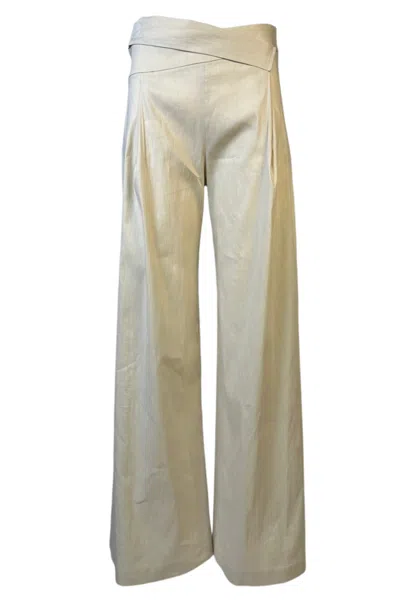 D Exterior D.exterior Trousers Sand In Neutral