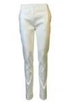 D Exterior D.exterior Trousers White In Neutral